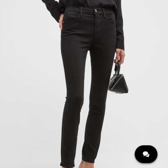 frame new le high skinny jeans coated/NEW - Picture 3 of 5